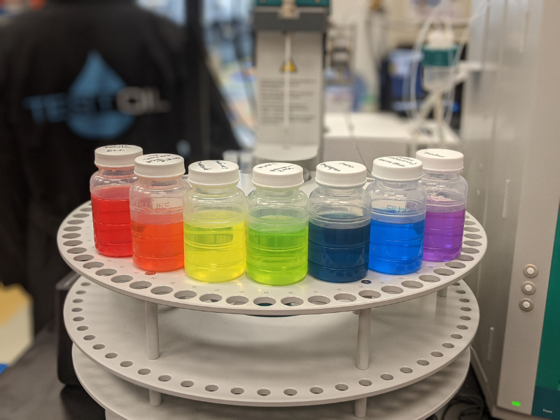 Coolant testing samples